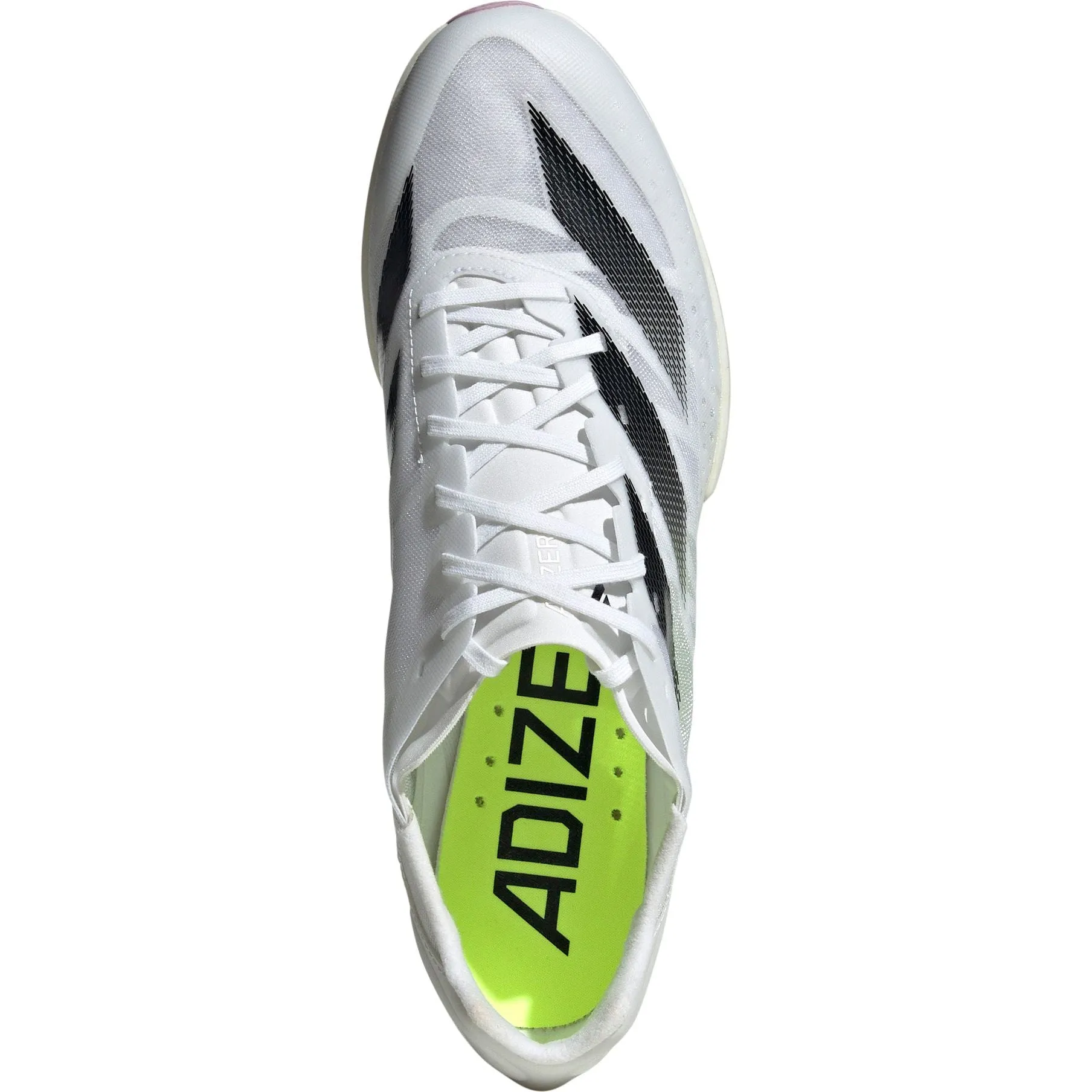 White adidas Adizero Prime SP 2 Running Spikes, Enhanced Performance