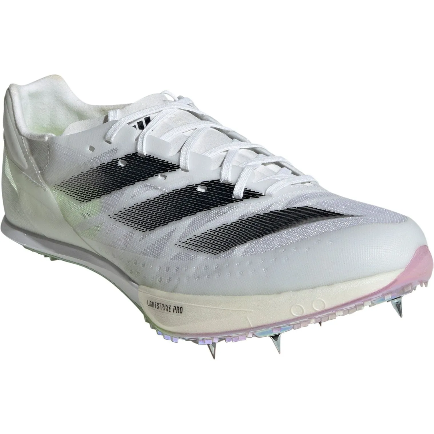 White adidas Adizero Prime SP 2 Running Spikes, Enhanced Performance