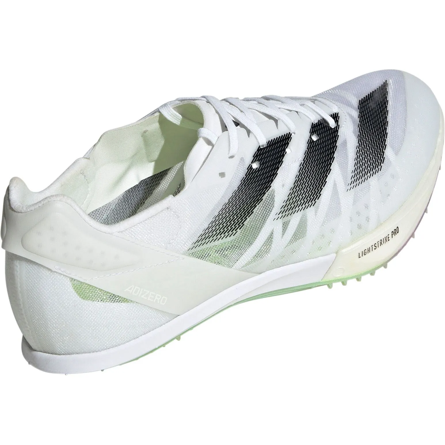 White adidas Adizero Prime SP 2 Running Spikes, Enhanced Performance