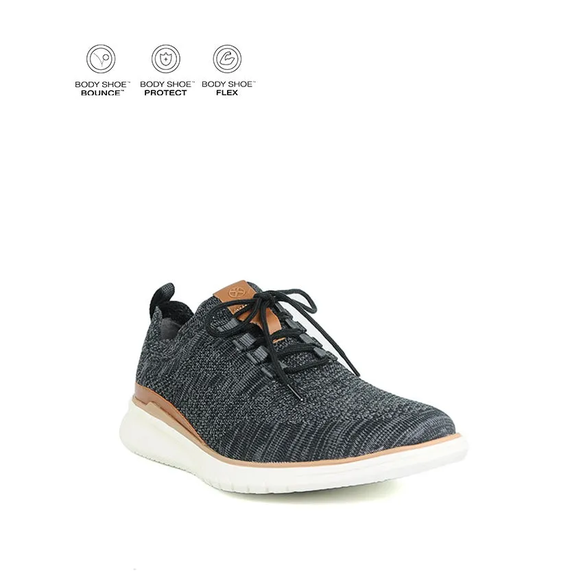 Advance Knit LaceUp Men's Shoes - Bold Black Knit