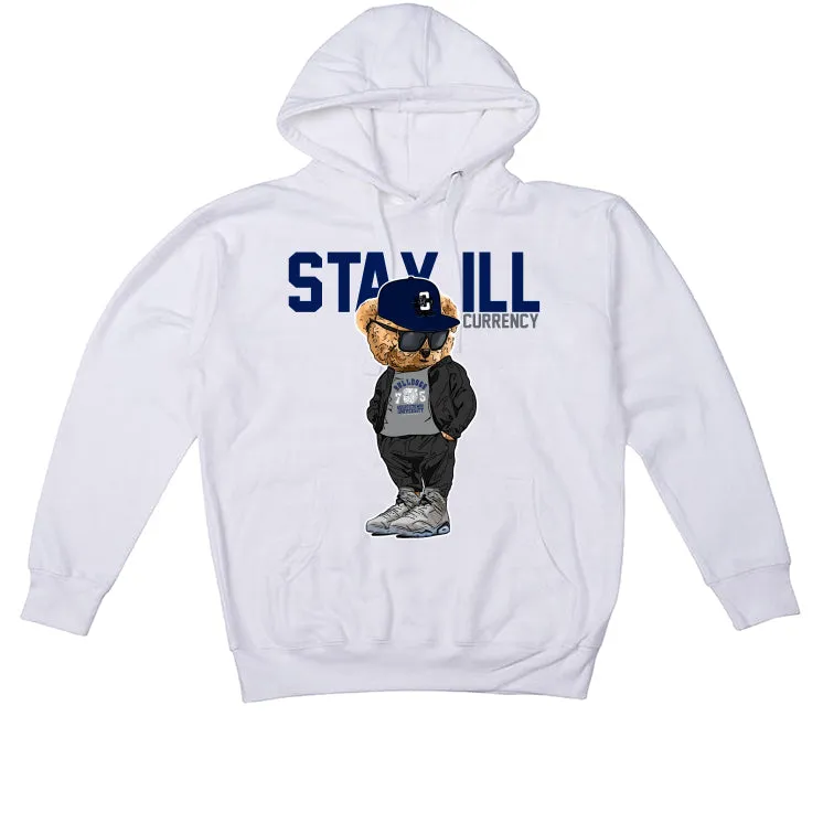 Air Jordan 6 "Georgetown" White T-Shirt (Stay ill Bear)