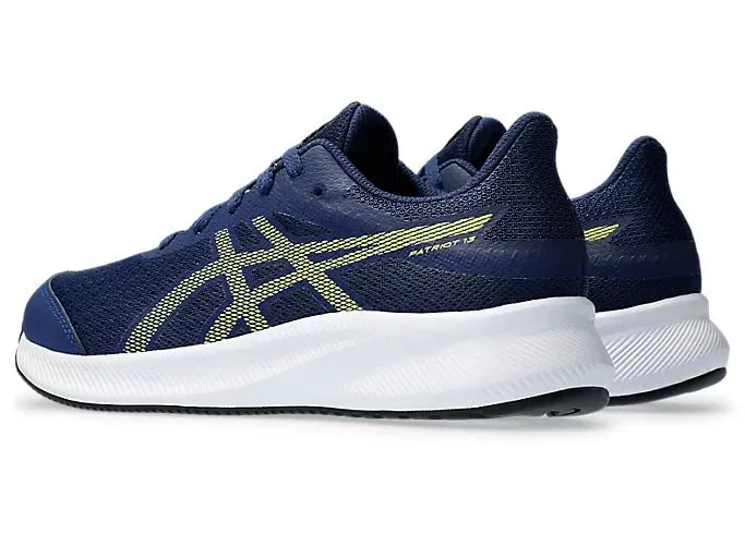 ASICS JUNIOR PATRIOT 13 BLUE/YELLOW SHOES