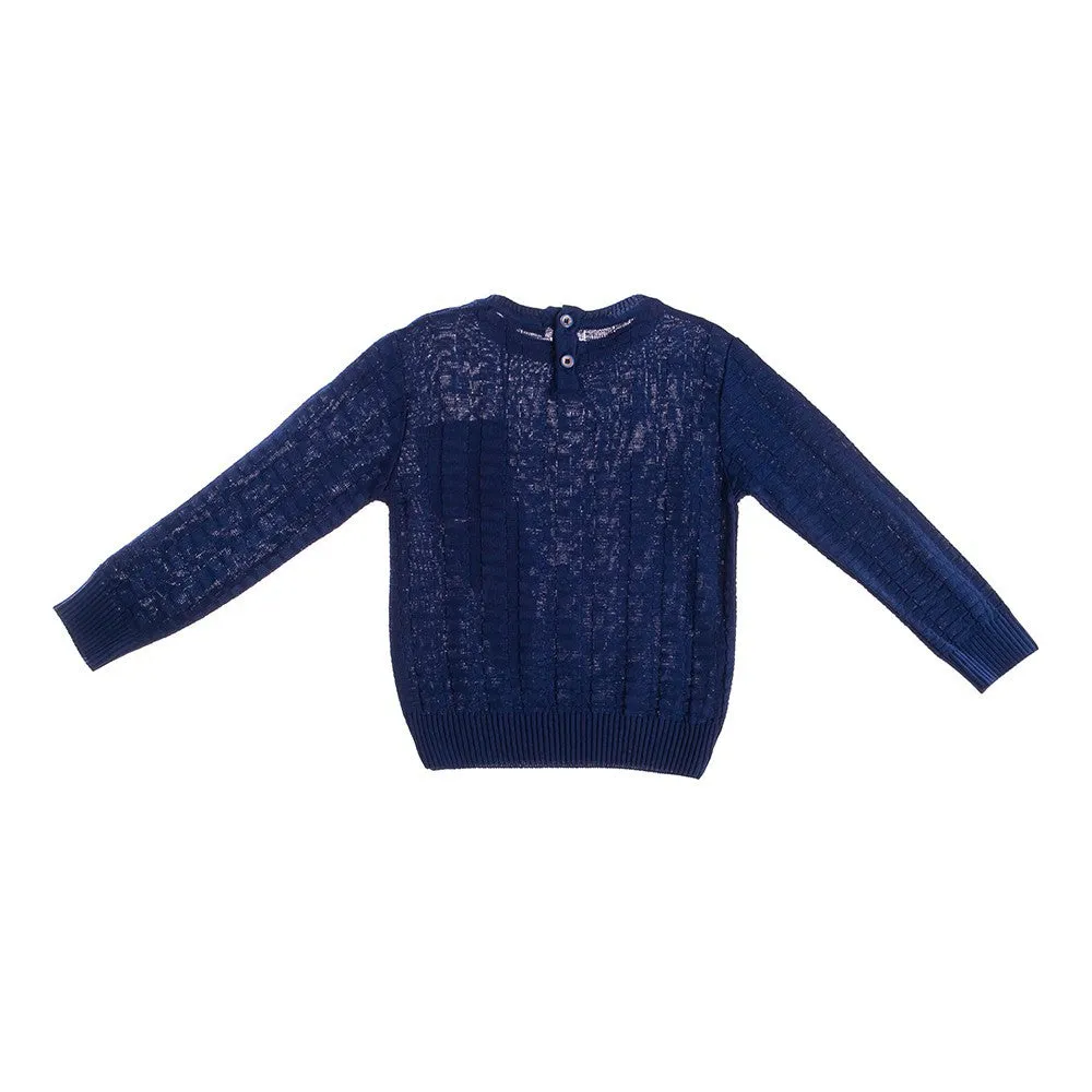 Attic 21 Boy's NSW4294 Sweater - Blue