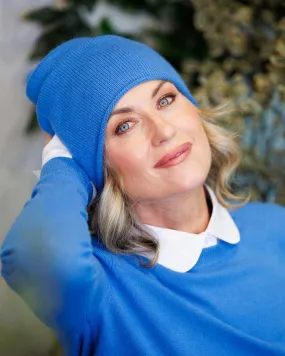 Azure Blue Cashmere Sweater Jumper