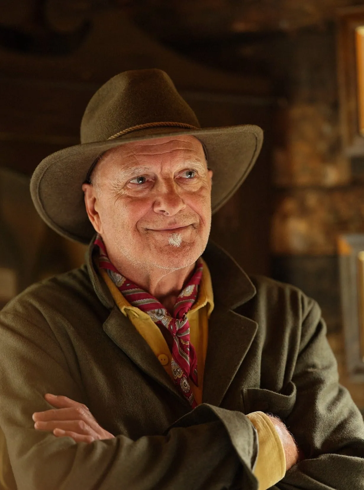 Beaufort Wool Felt Hat in Loden Mix