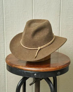 Beaufort Wool Felt Hat in Loden Mix