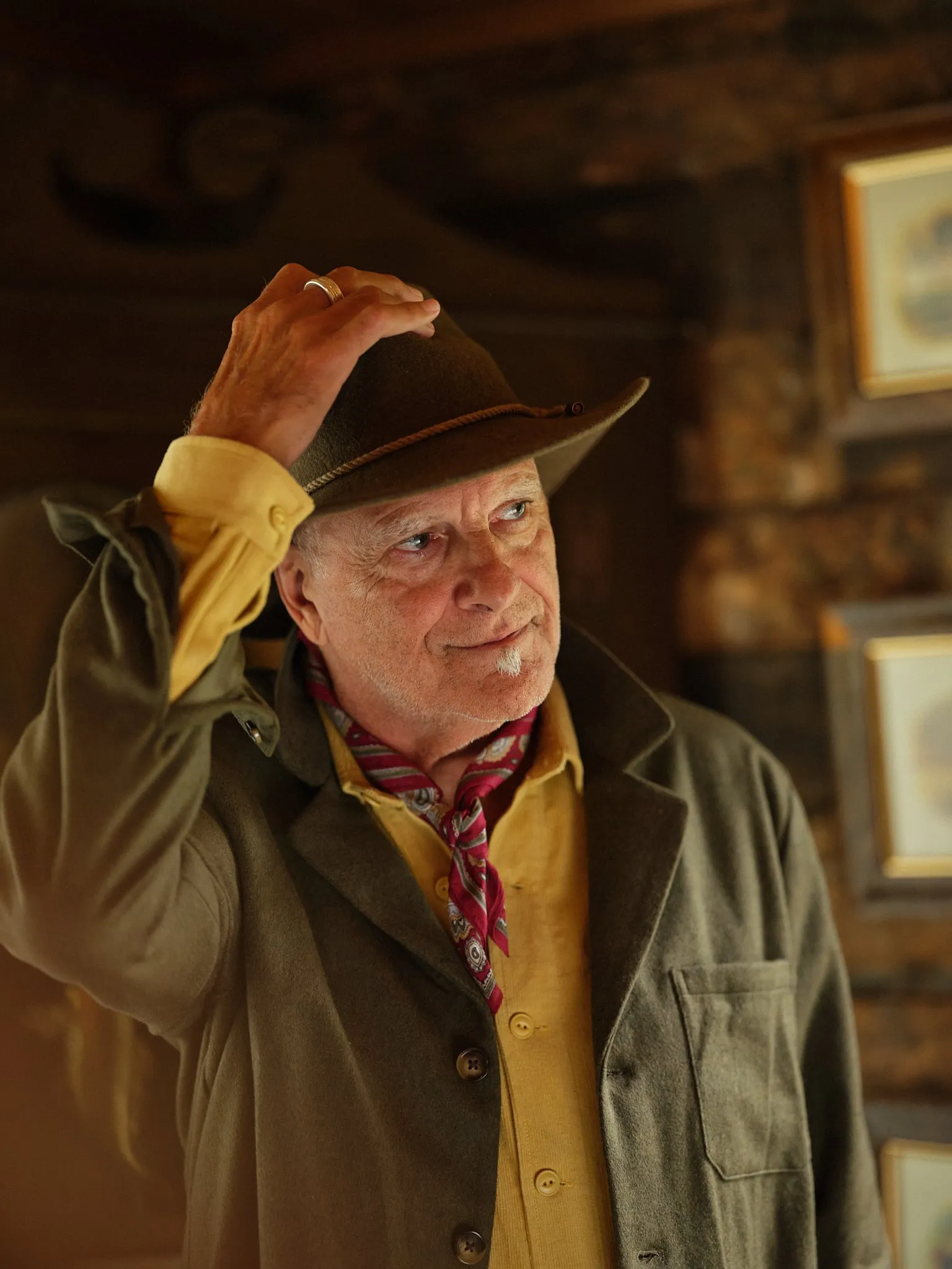 Beaufort Wool Felt Hat in Loden Mix