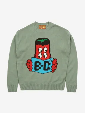 Brain Dead Readers Sweater - Mallard