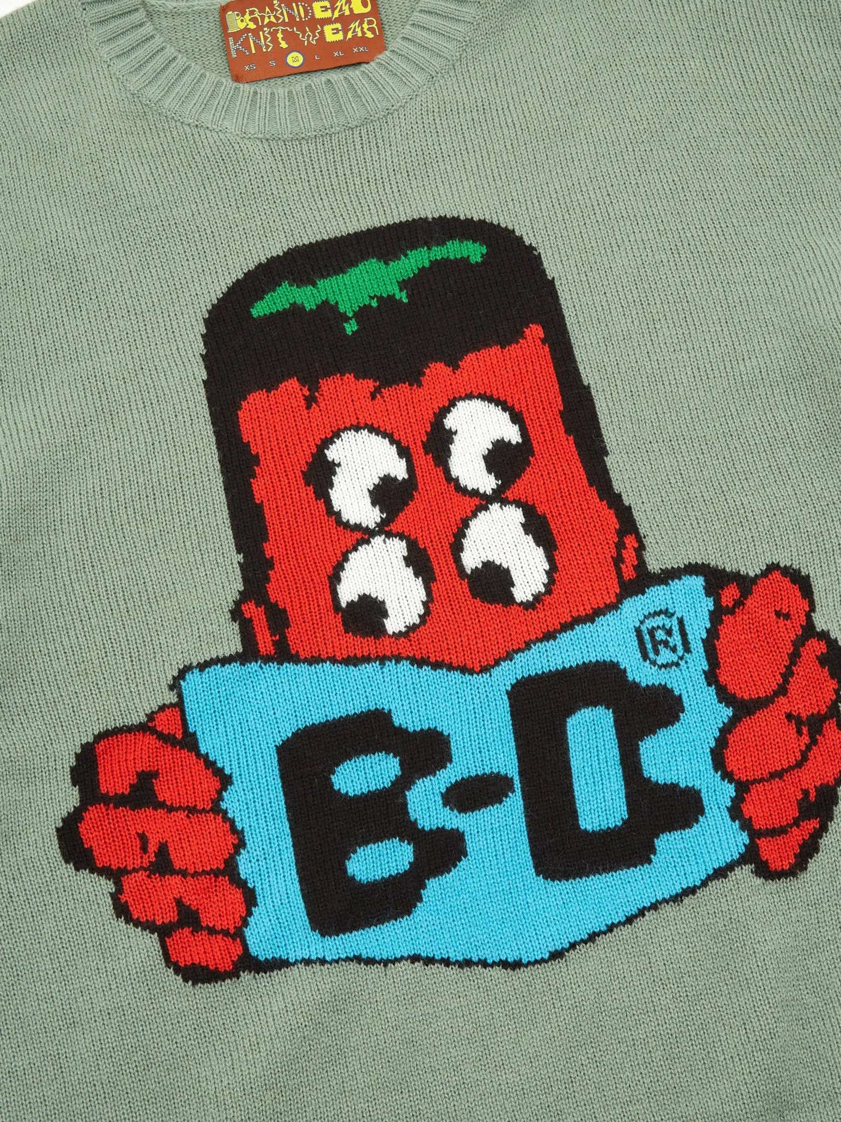 Brain Dead Readers Sweater - Mallard