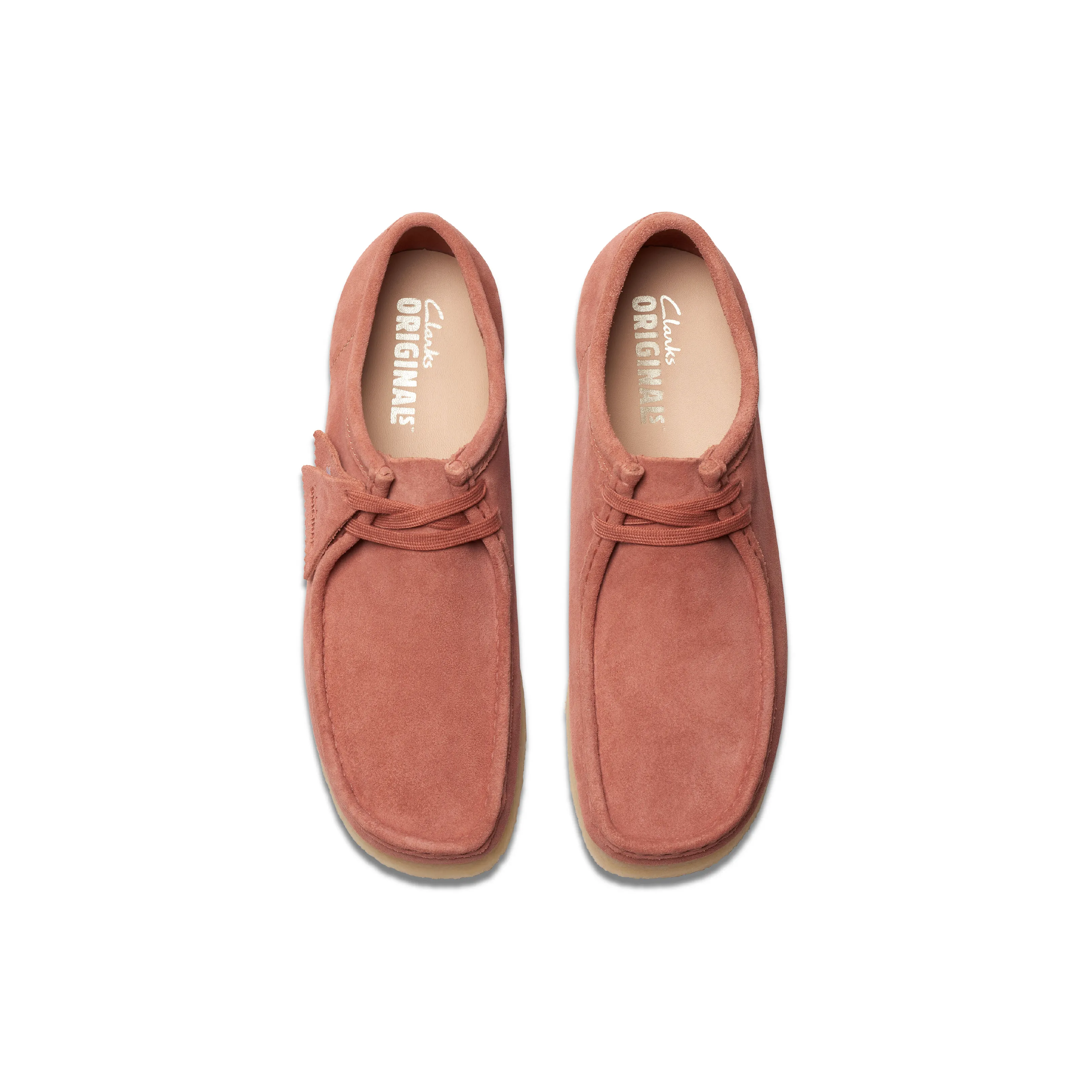 Clarks Wallabee Blush Pink Suede