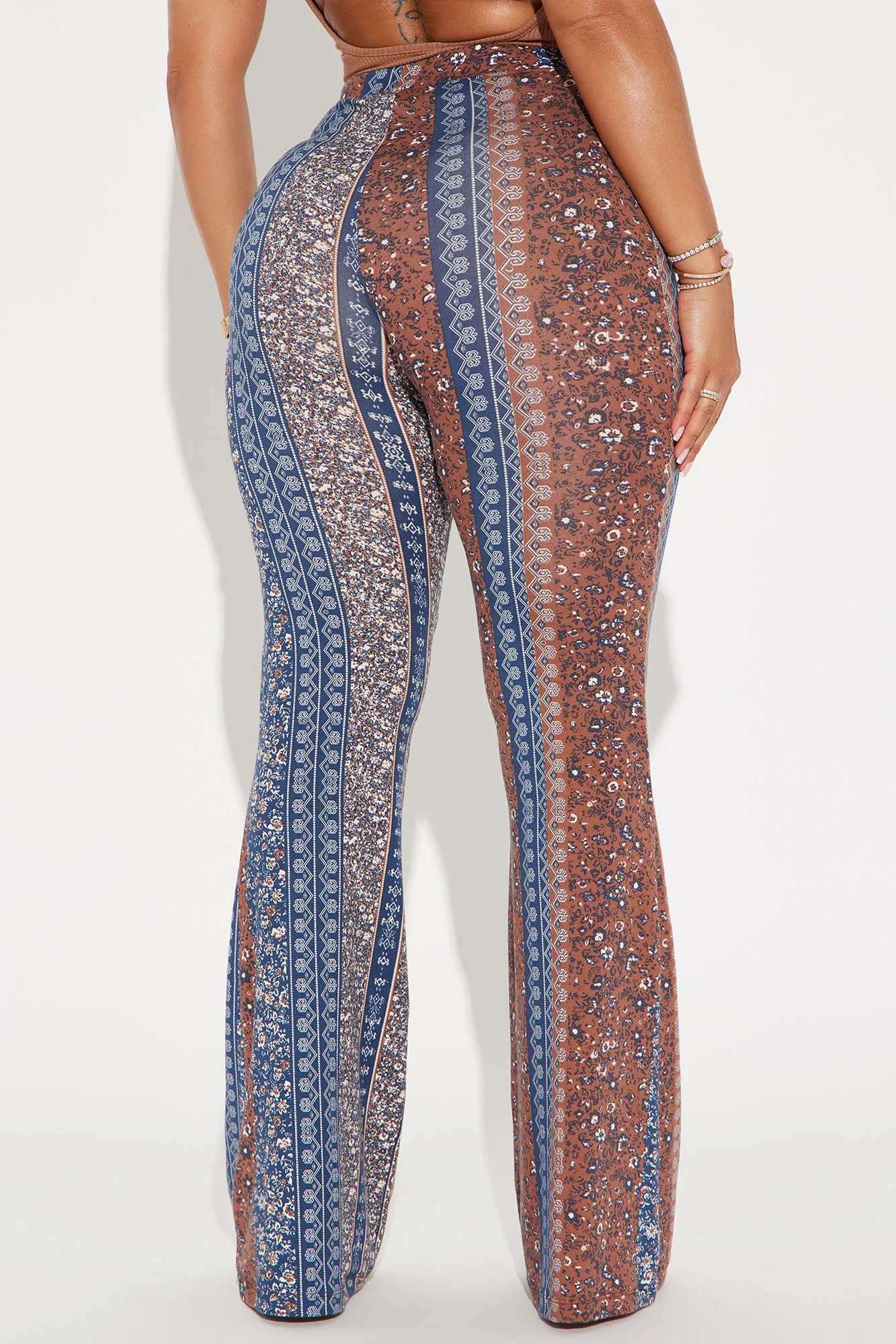 Daisy Flare Pant - Blue/combo