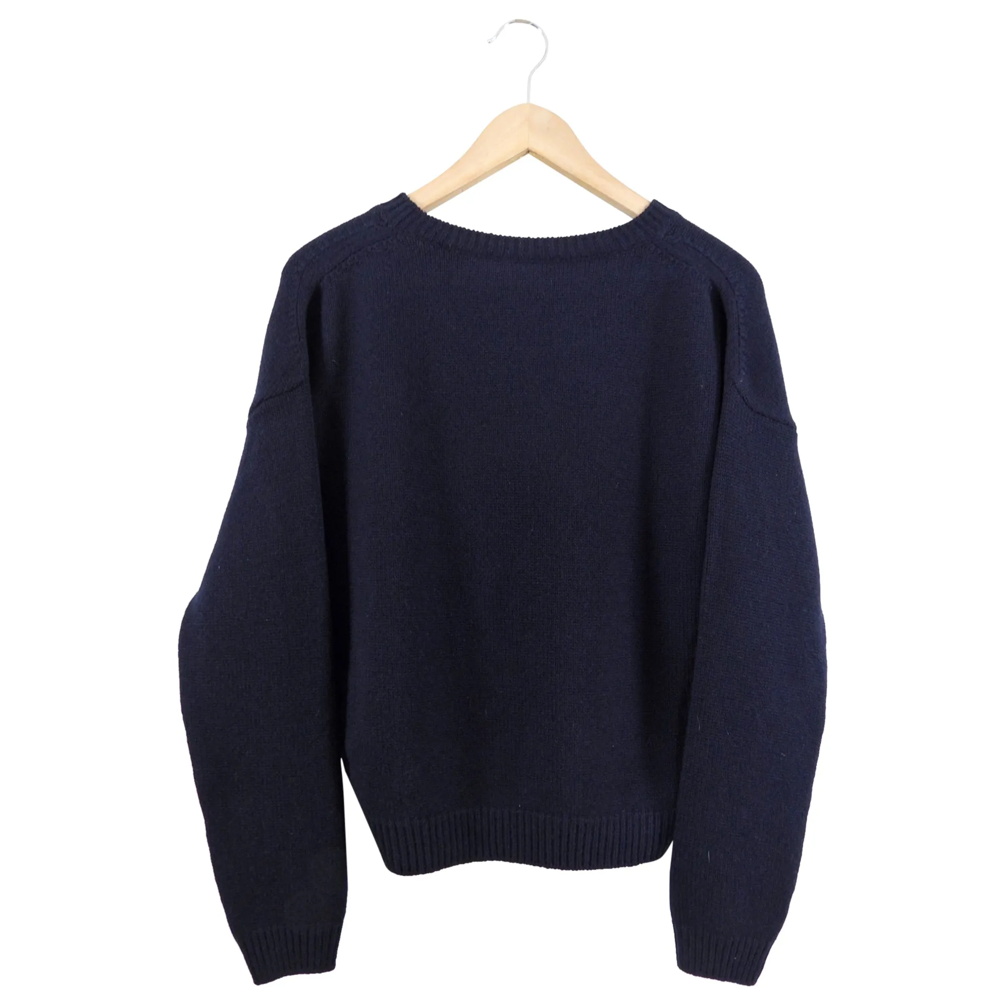 Dior Navy Embellished Cashmere Pullover Sweater - S / M