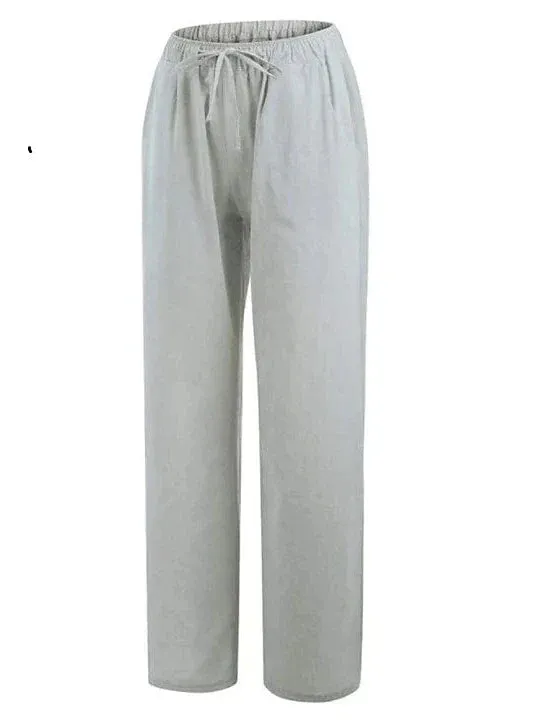 Elevate Everyday Style with Women's Wide Leg Drawstring Chinos