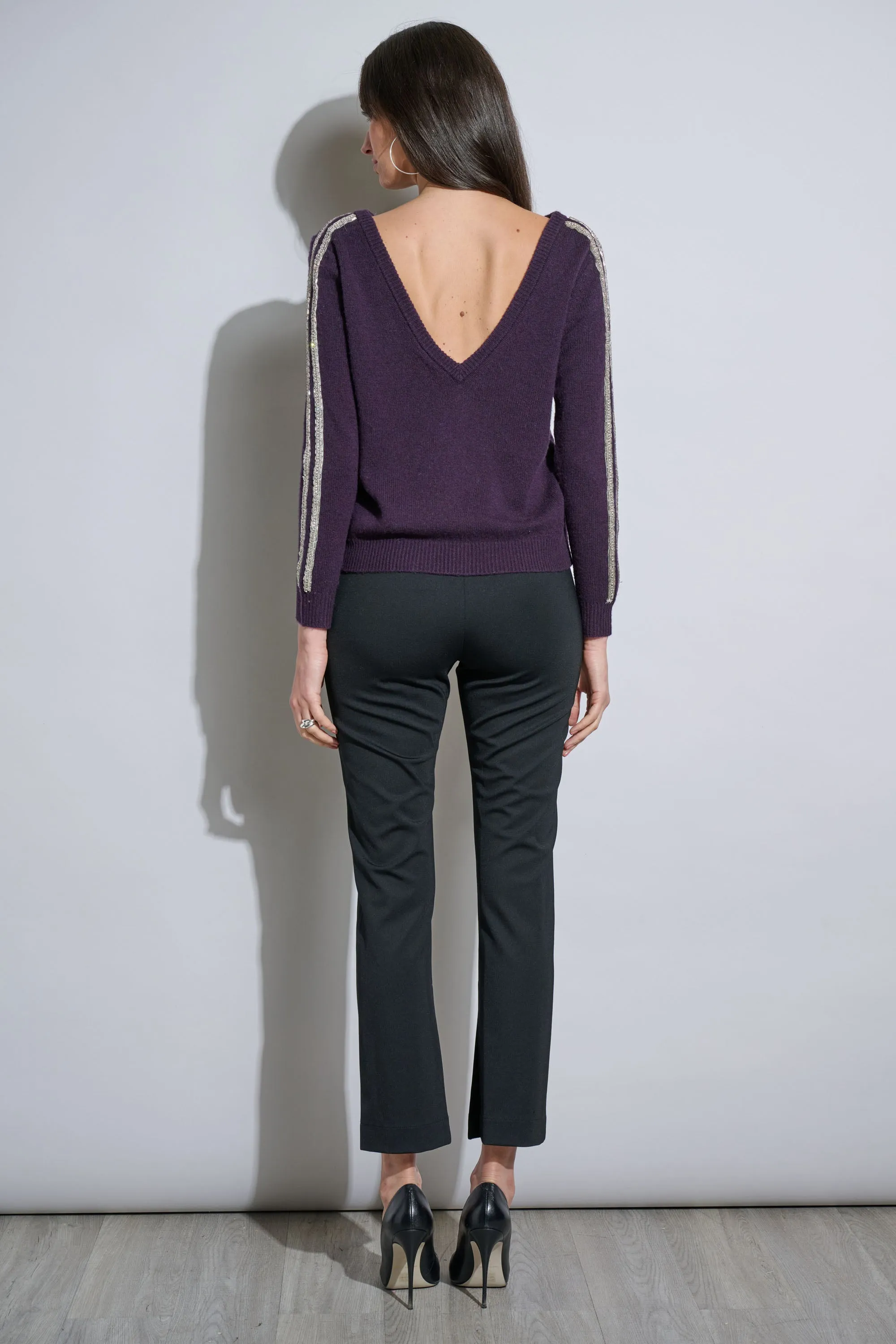 Embellished Merino Cashmere Sweater