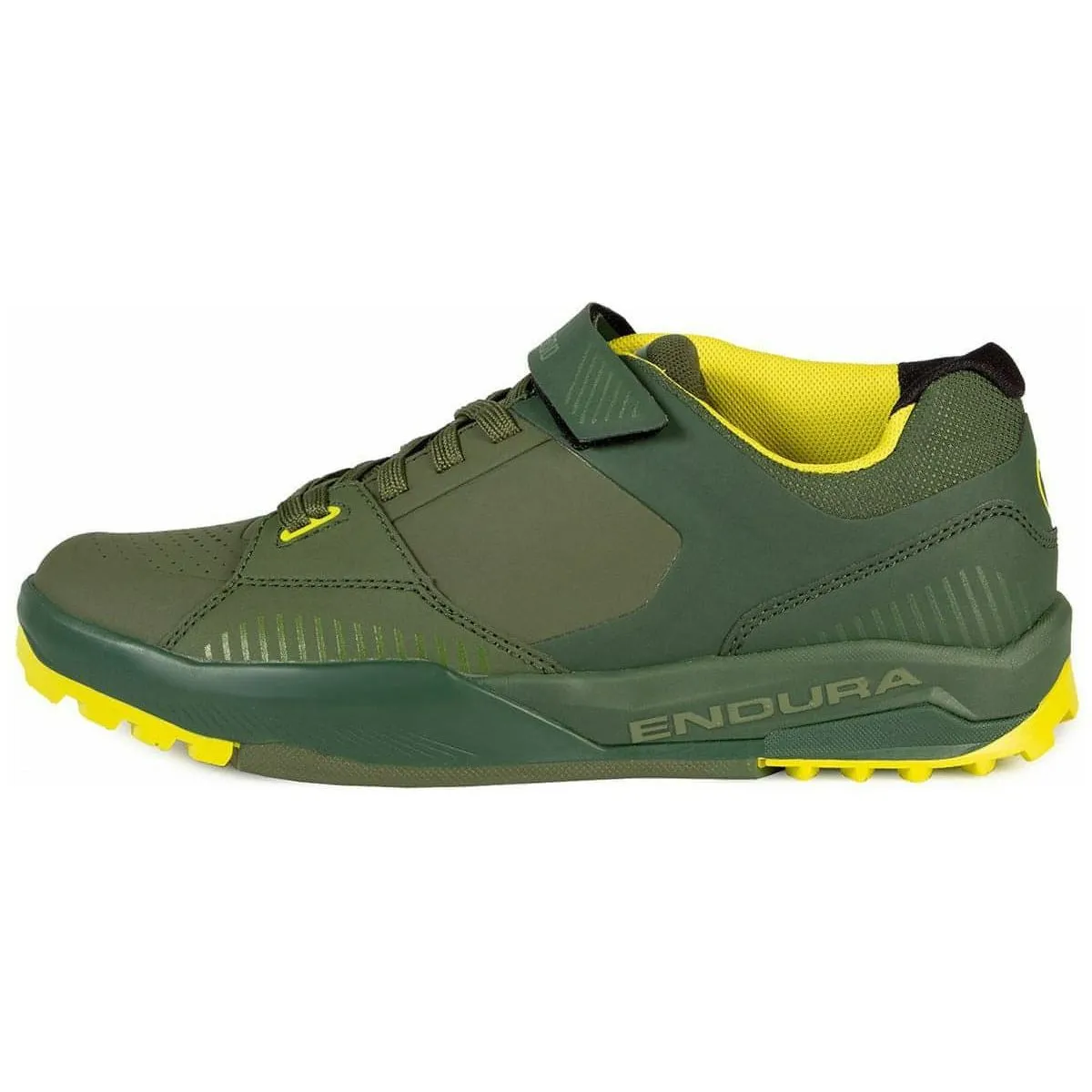 Endura MT500 Burner Flat Mens MTB Cycling Shoes - Green