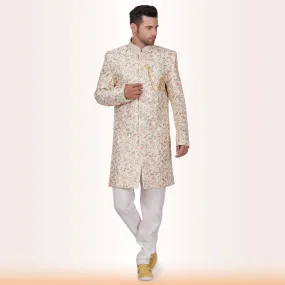 Fleur De Lis Sherwani for Men