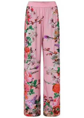 Gustav Bay wide leg pants 49004-86406 Bukser - Coral Flower Print