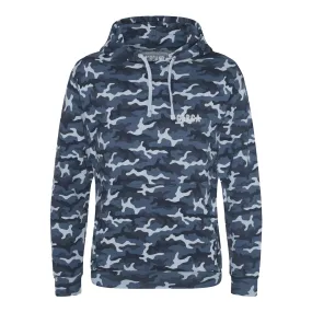 Hoodie TYPE TRACK - Blue Camo