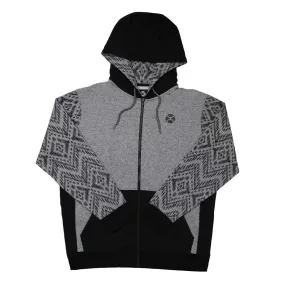 Hooey Men's Santa Fe Aztec Accent Zip Up Hoodie