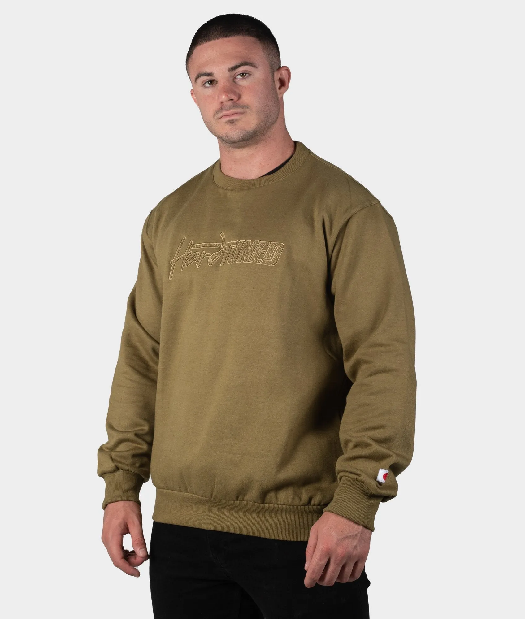 HT Embroidered Sweater - Olive