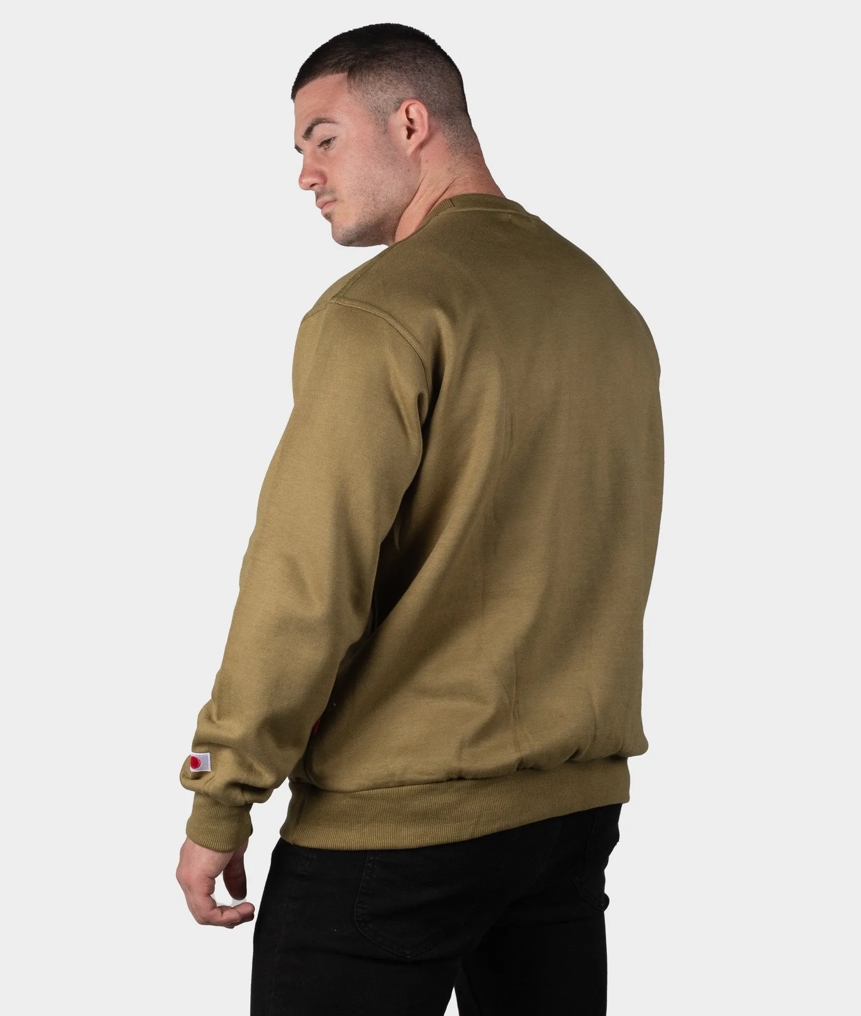 HT Embroidered Sweater - Olive