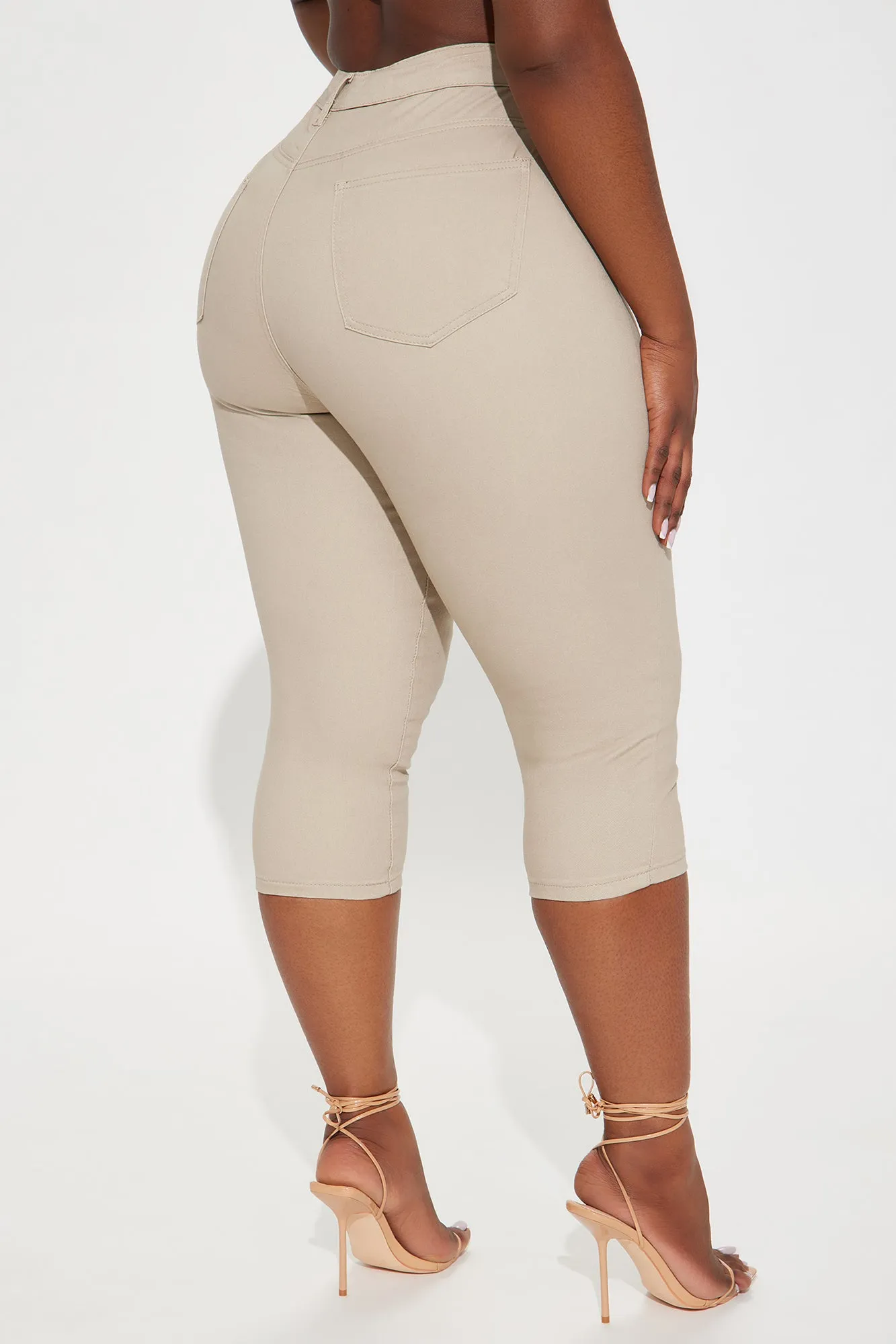 Iconic Capri Uniform Pant - Khaki