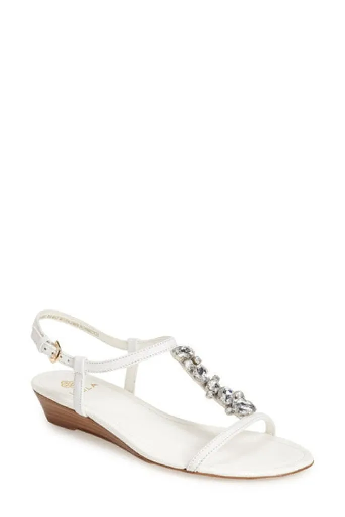 ISOLA Women's "Trista" T-strap Jeweled Sandal