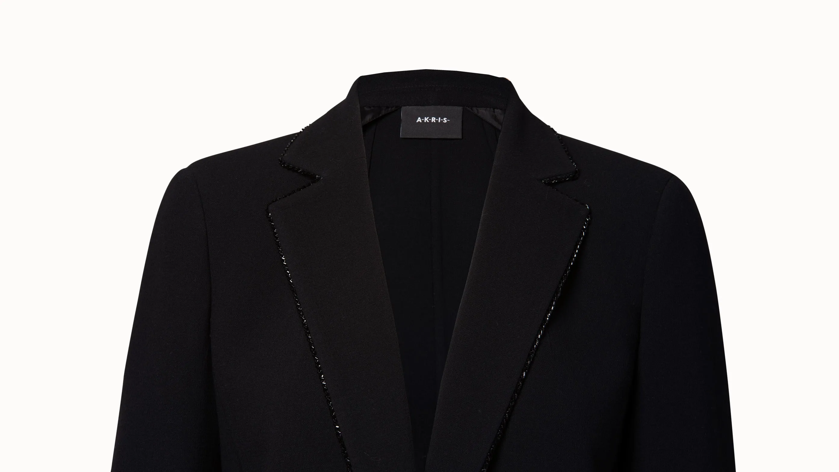 Langer Blazer mit Swarovski-Details