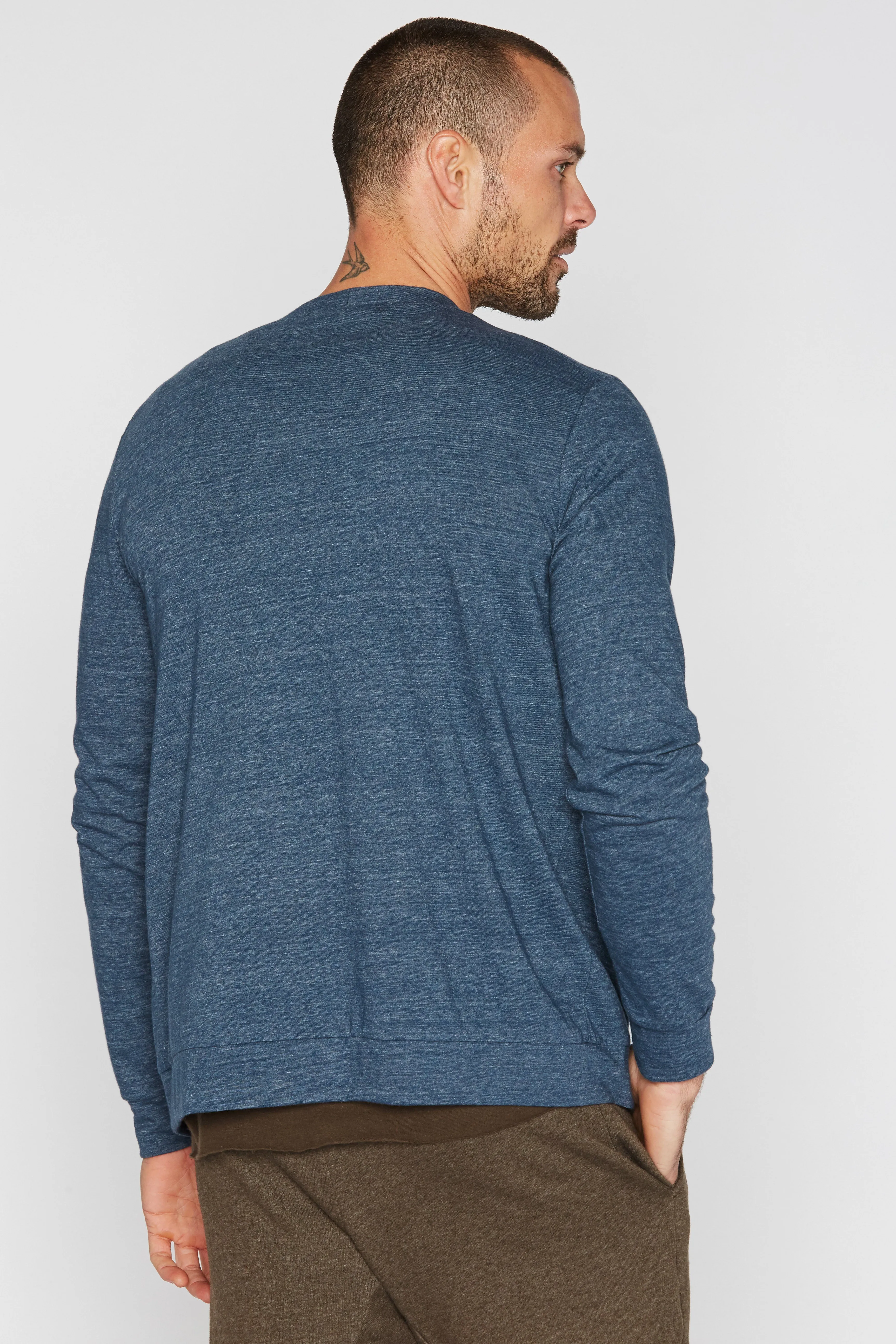 Men's Tri-Blend Cardigan Sweater