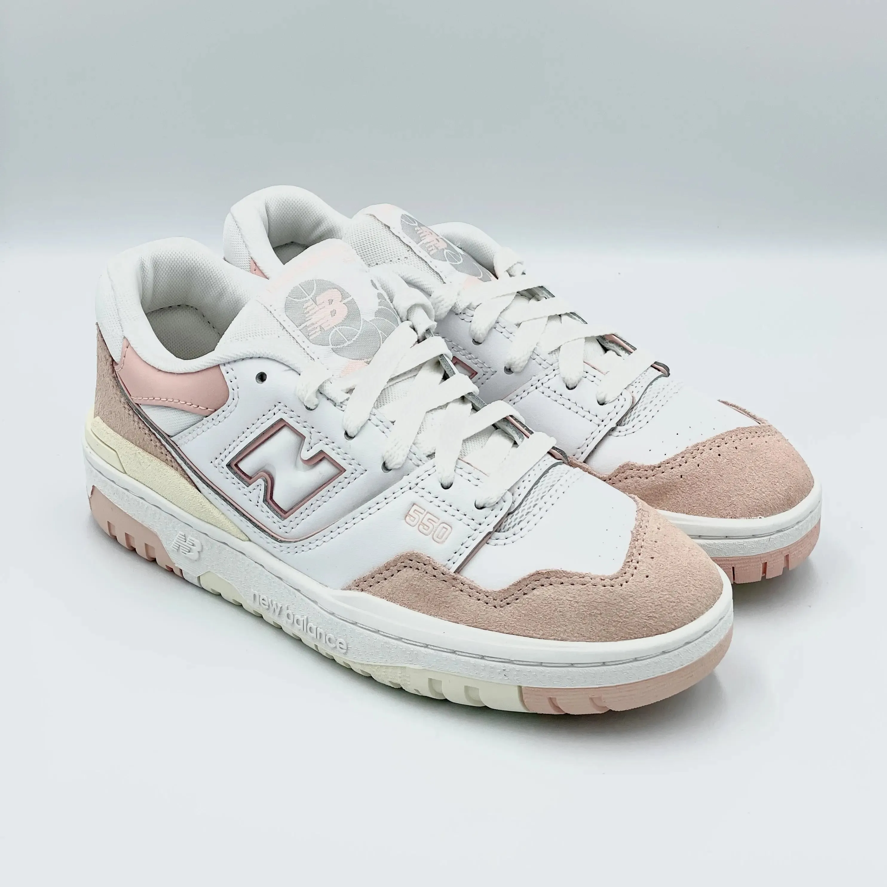 New Balance 550 White Pink Sea Salt (GS)