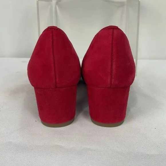 NEWAraRed Suede Block Heel Pumps