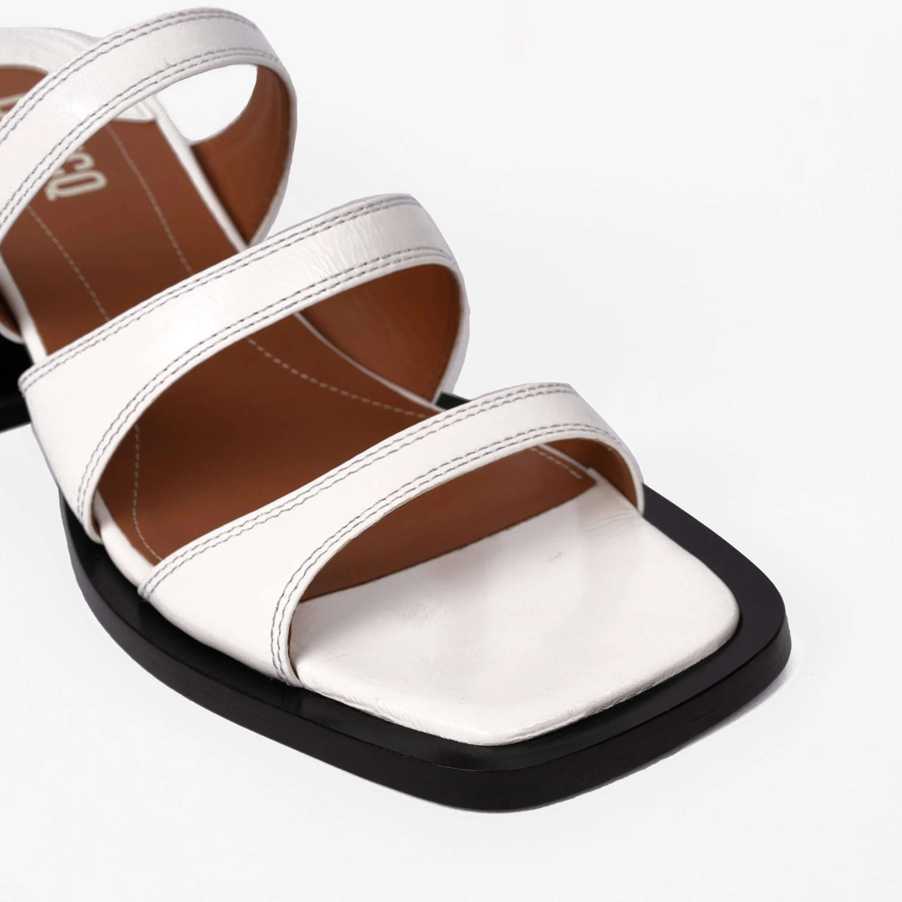 Olympia Sandal White