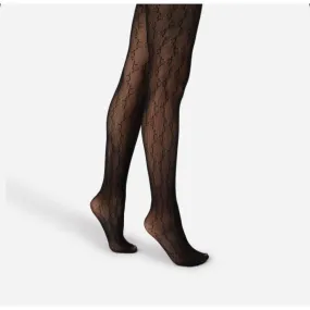 Patterned Fishnet Tights