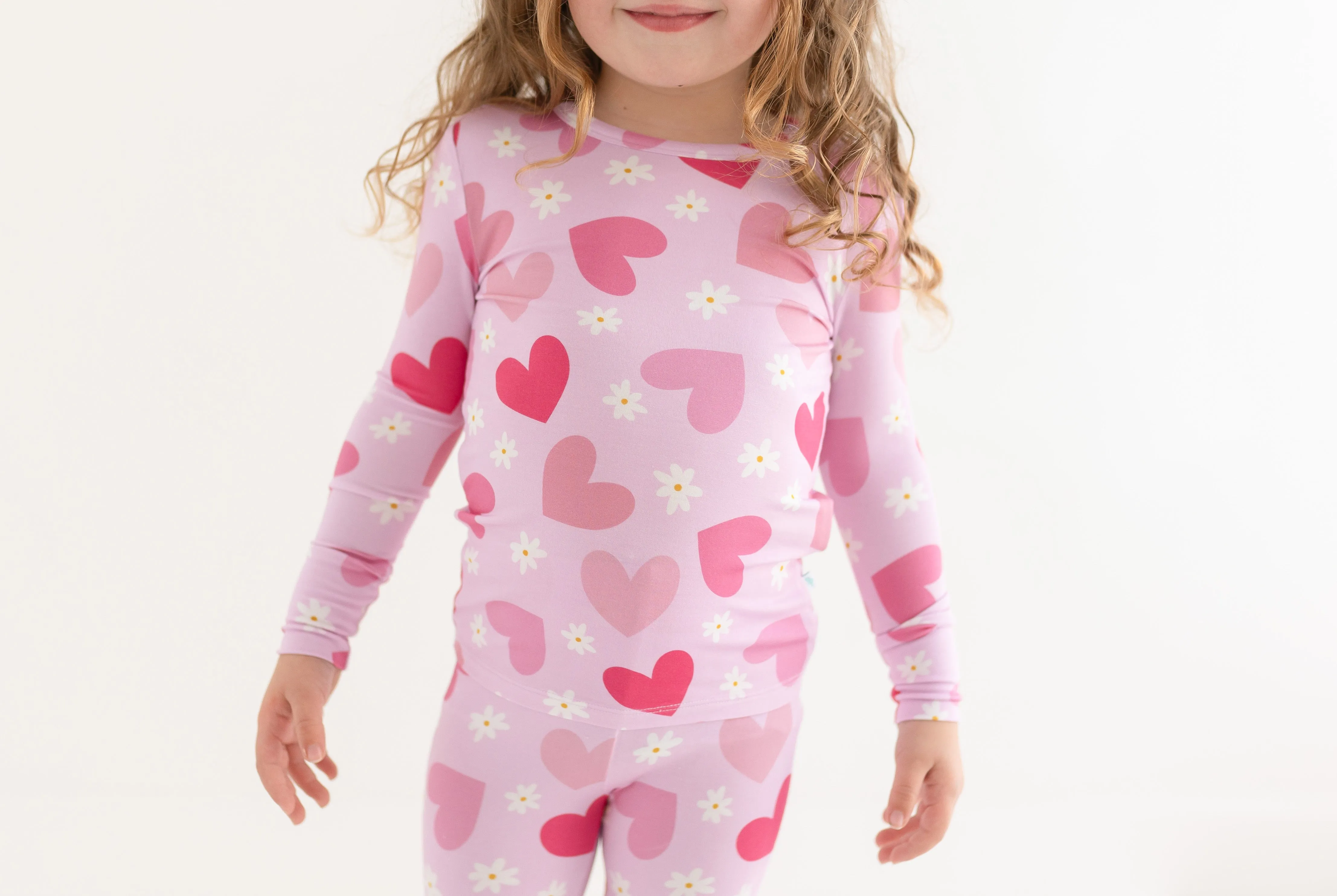 Posh Peanut Daisy Love L/S Basic Loungewear