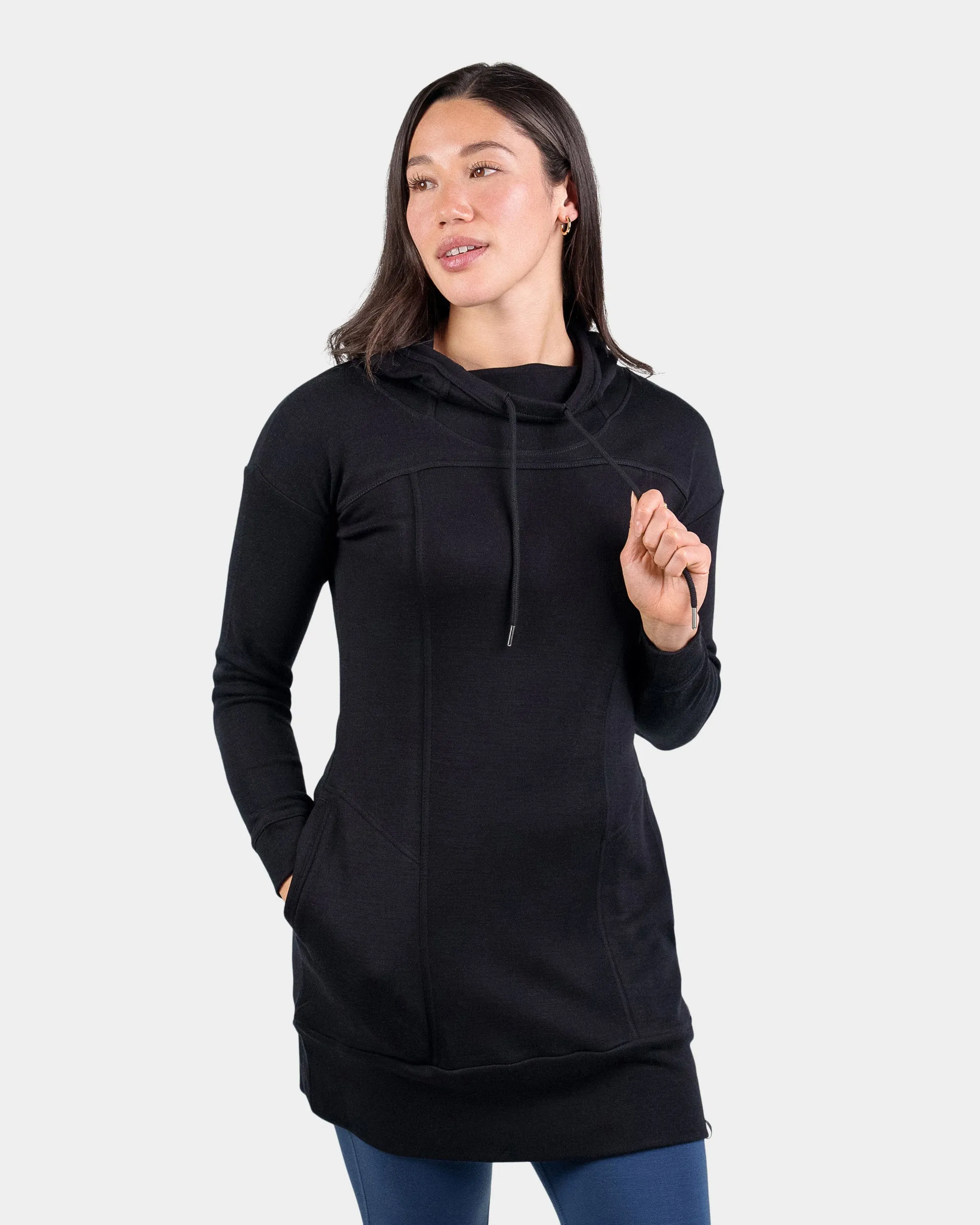 Pro-Knit Hoodie Dress