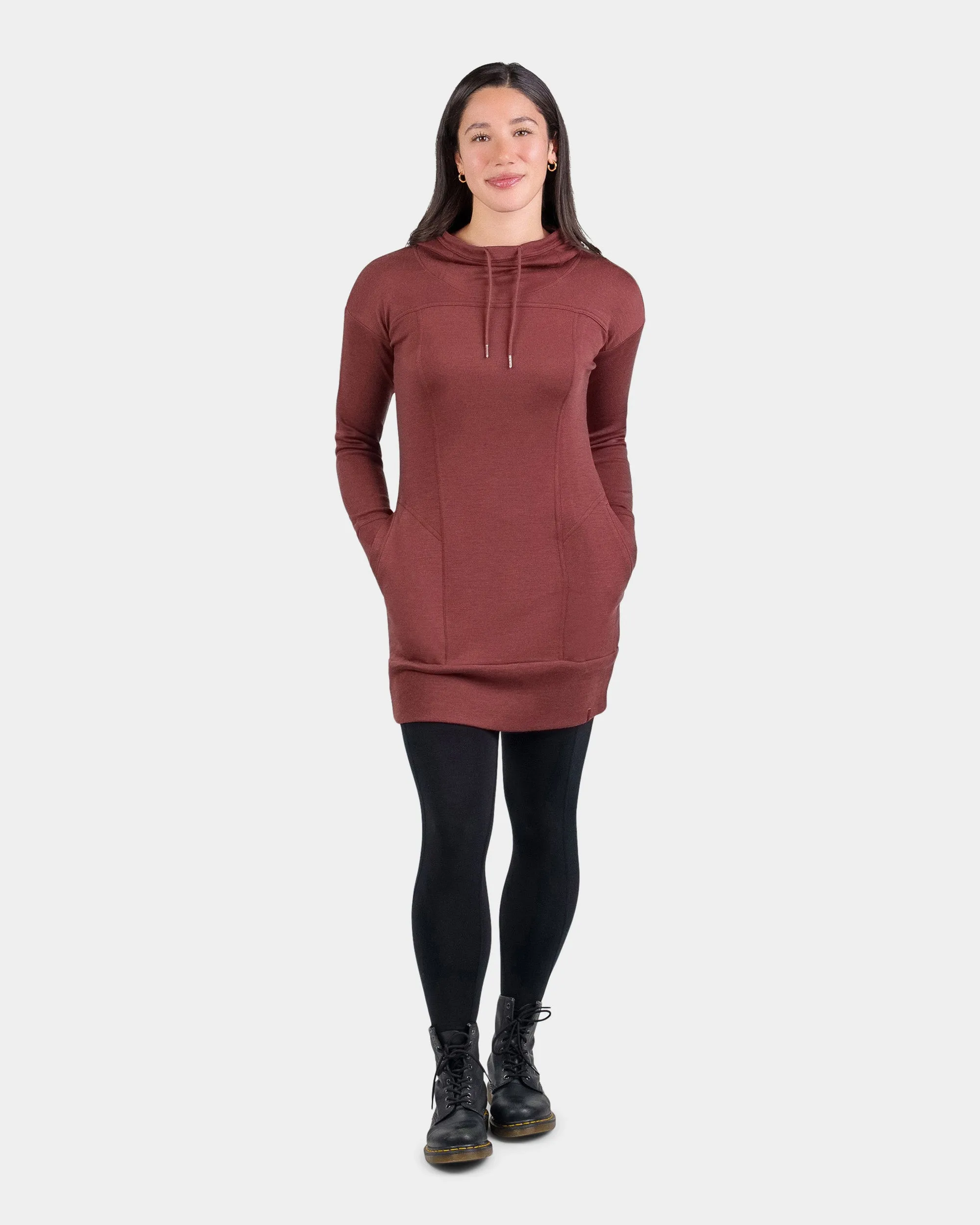 Pro-Knit Hoodie Dress