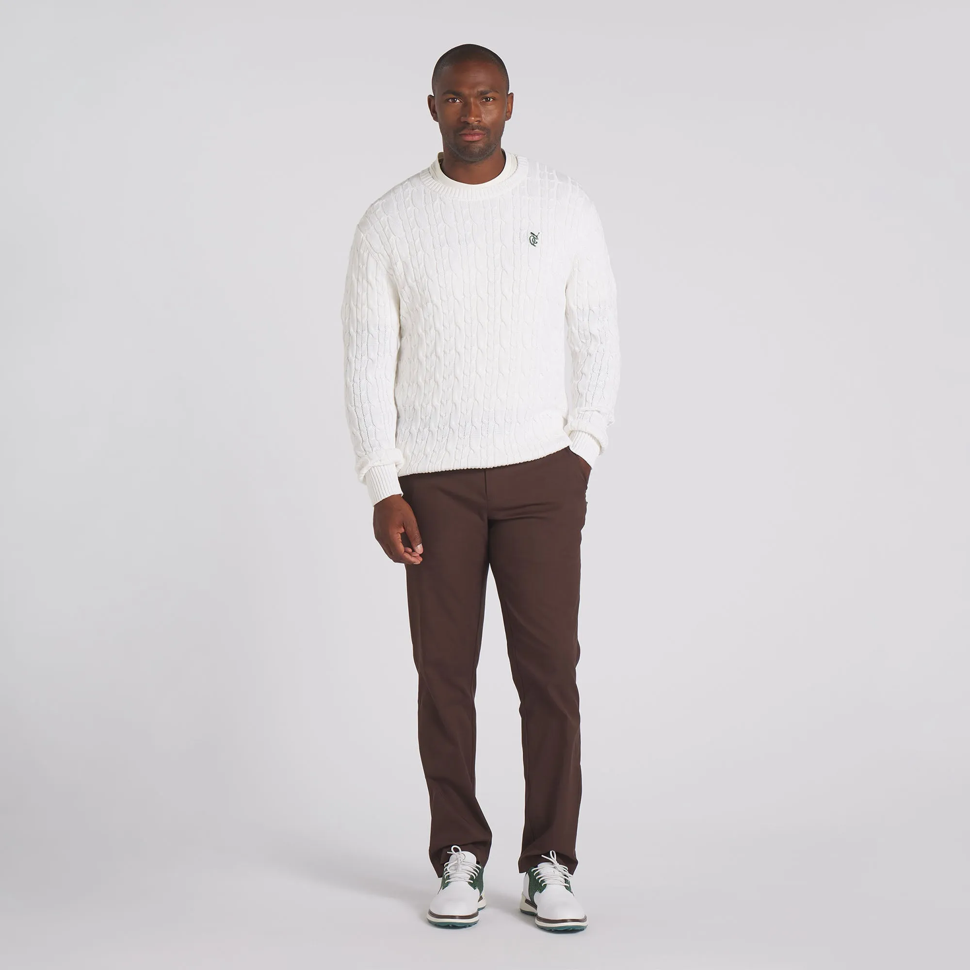 Puma x Quiet Golf Cable Knit Golf Sweater