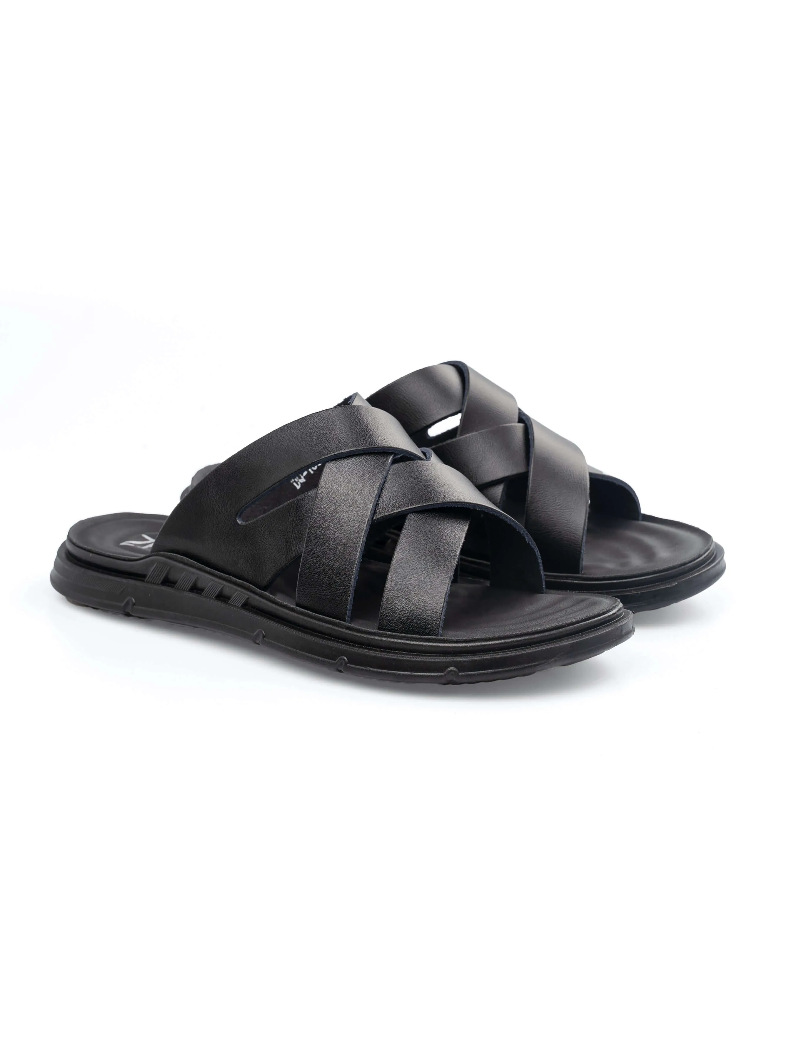 Remy Sandal - Black Leather