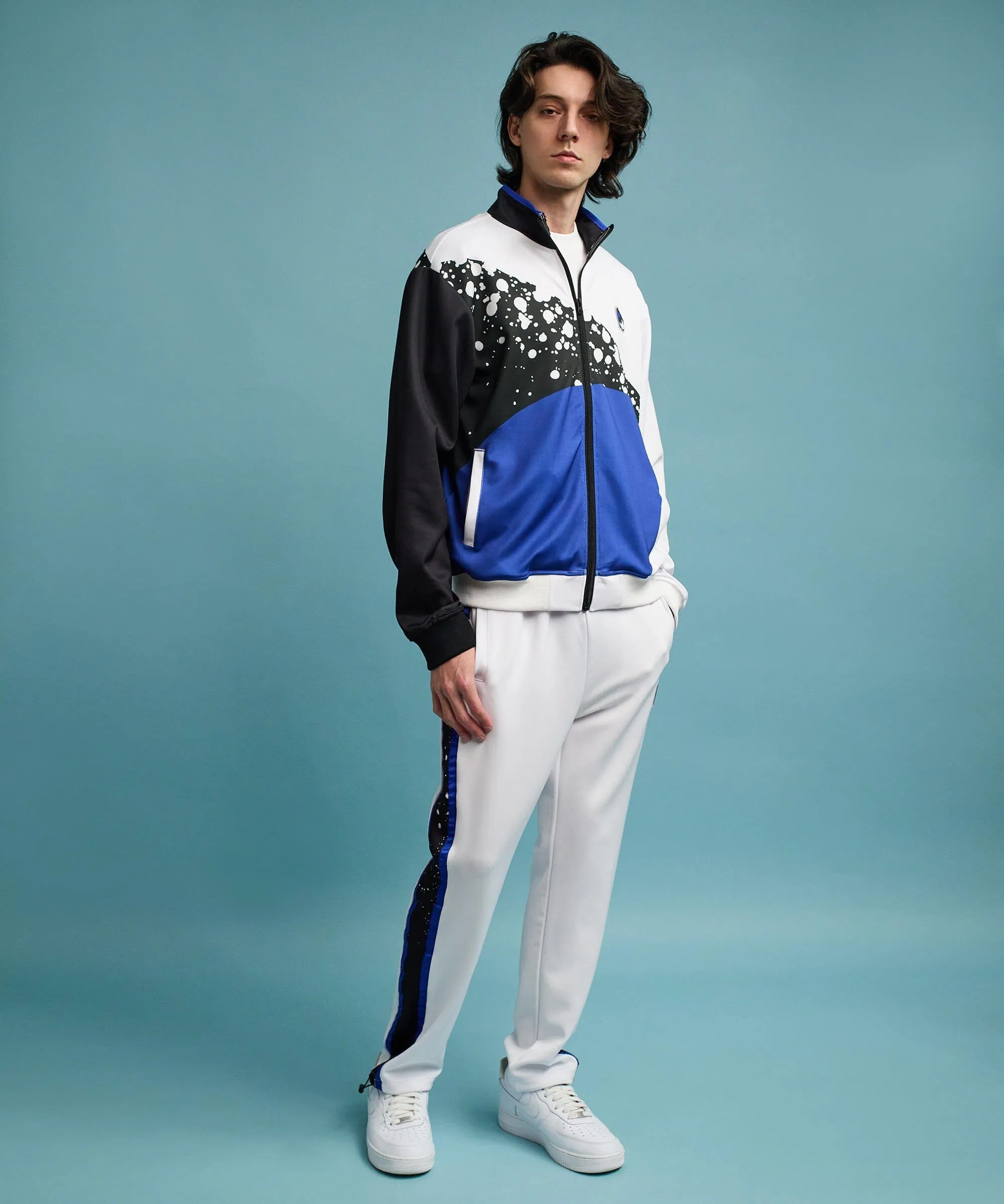 Roddick Track Pants - White/Royal