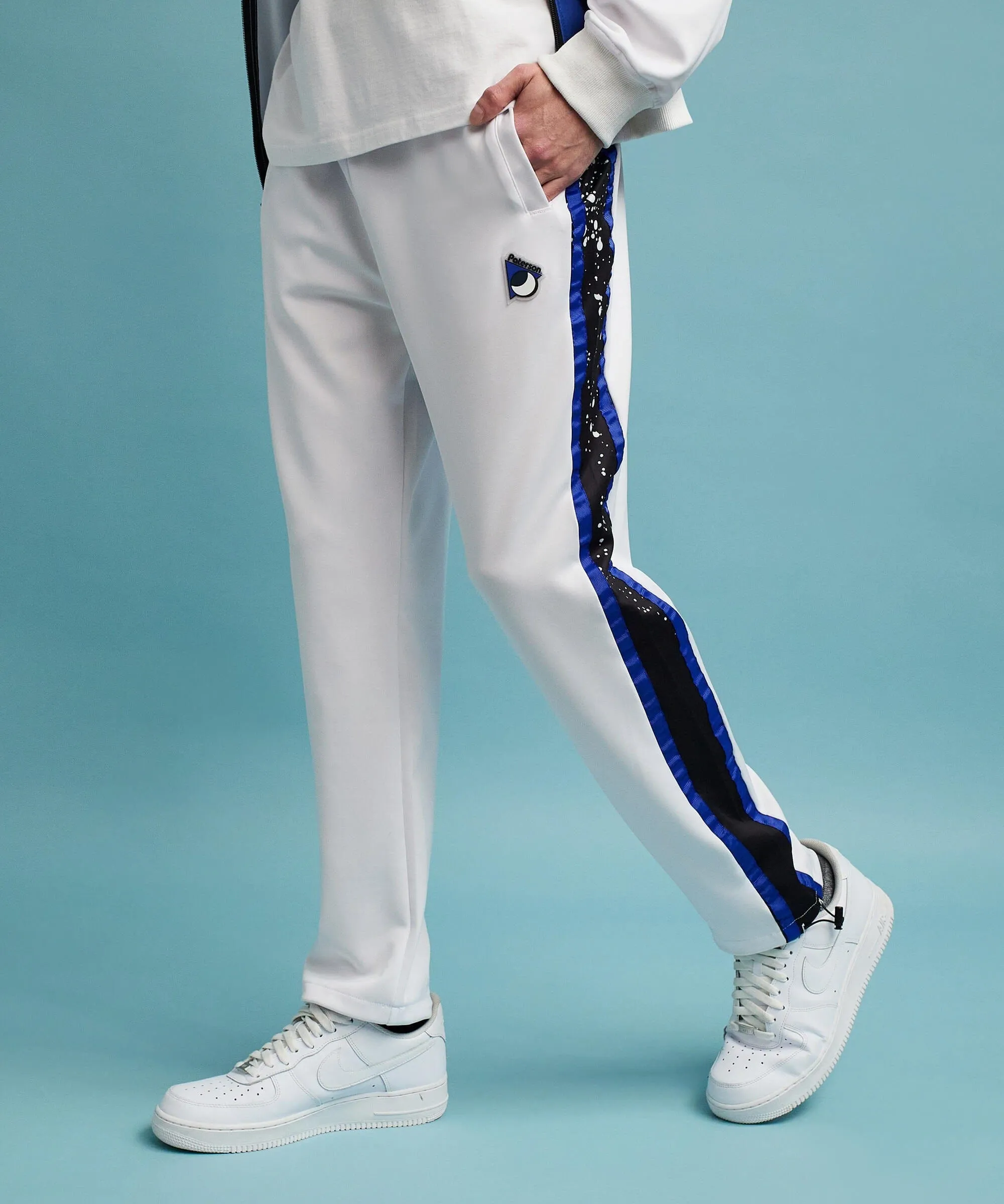 Roddick Track Pants - White/Royal