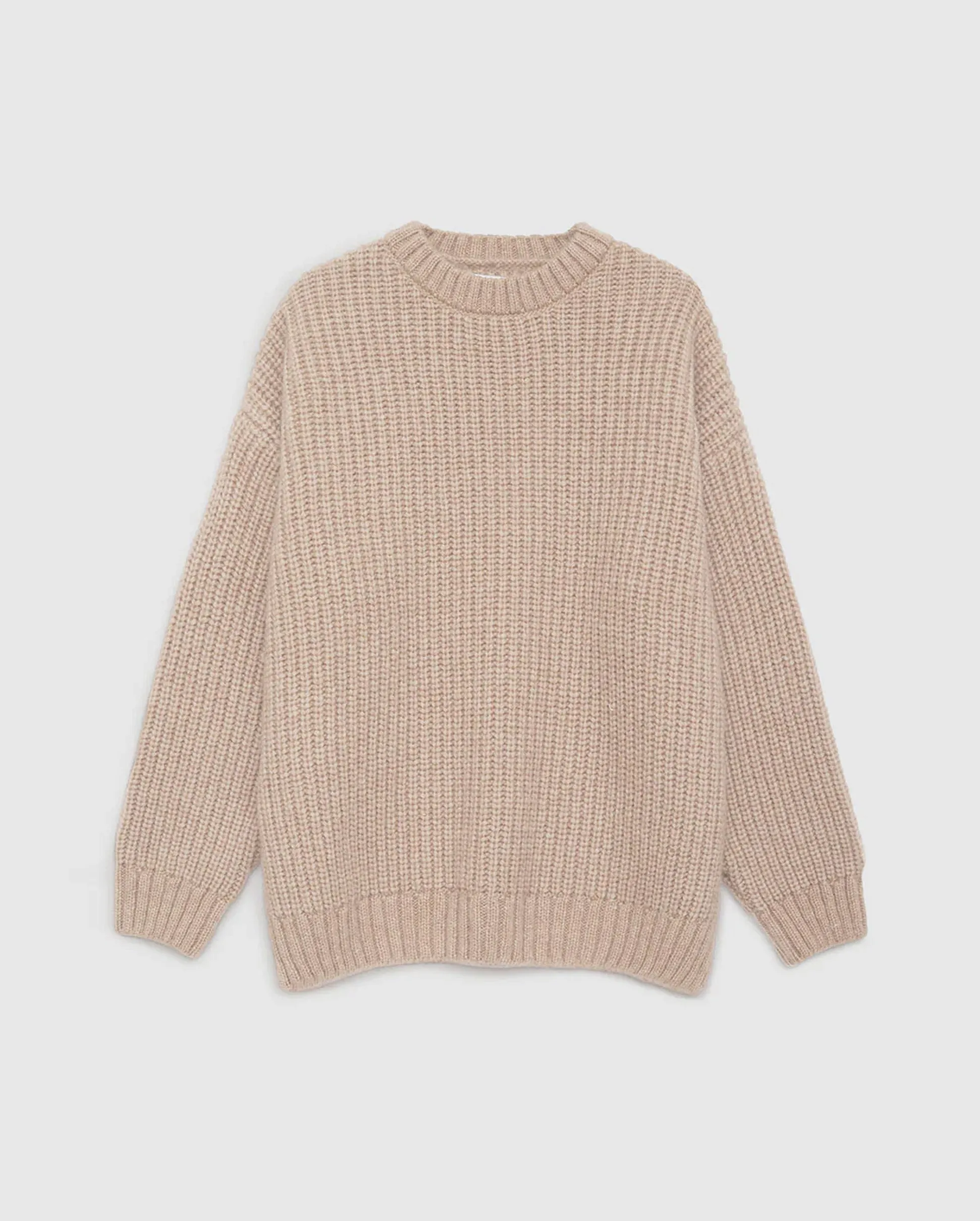 SYDNEY CREW SWEATER / CAMEL