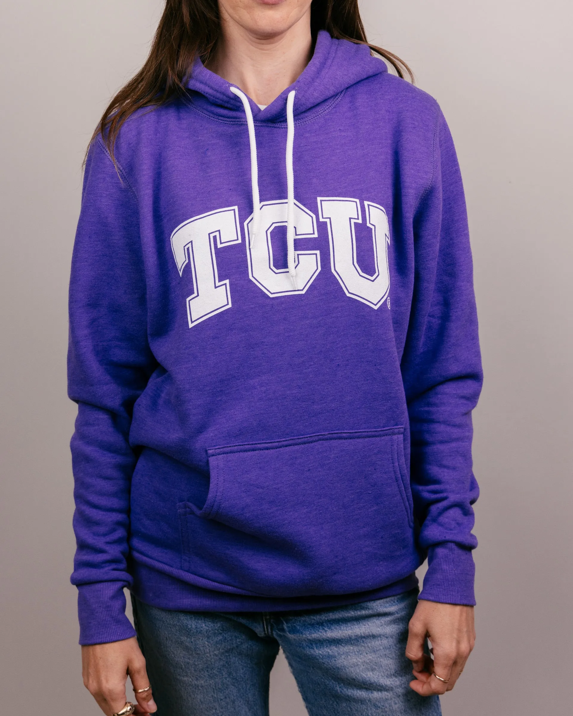 TCU Logo Purple Hoodie