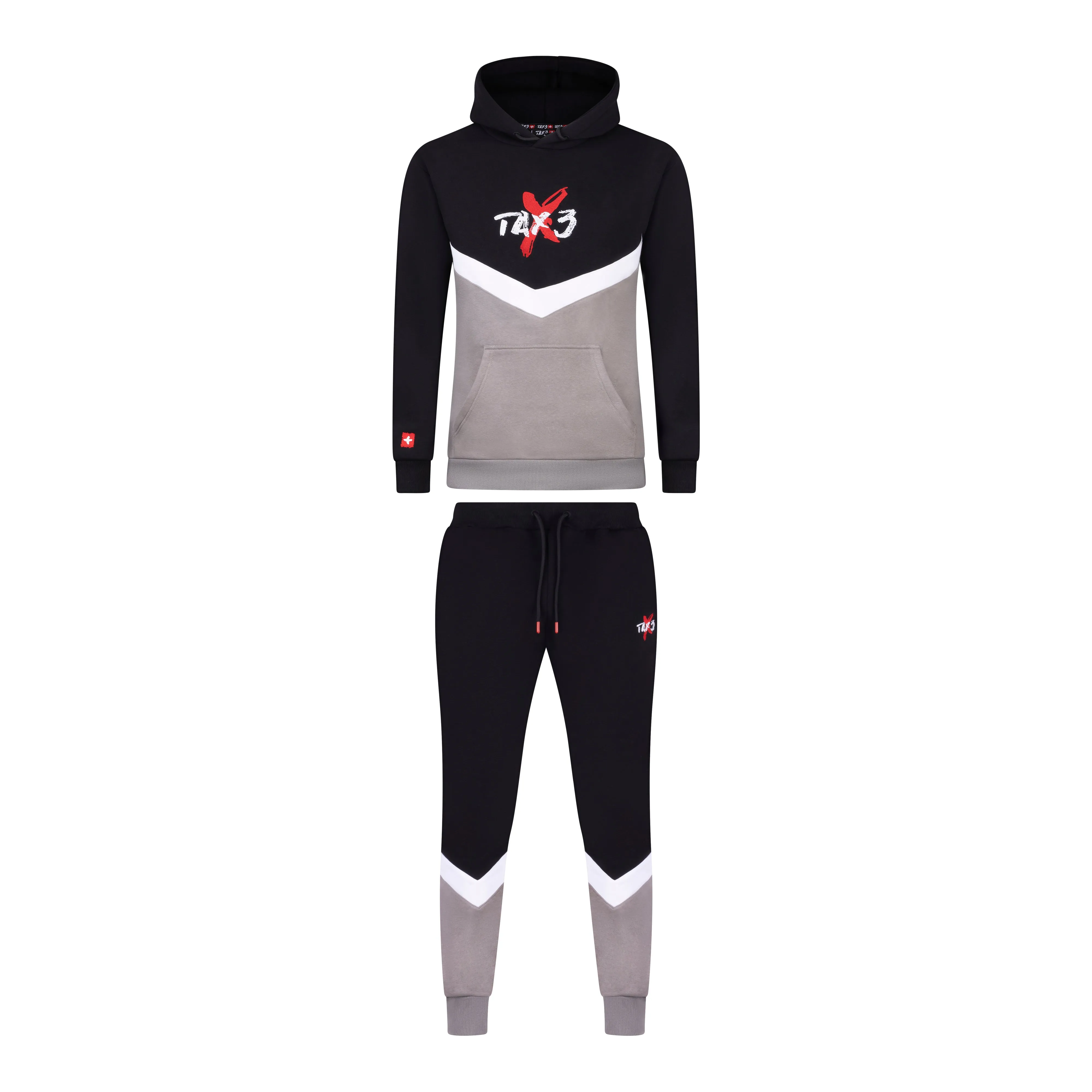 TT 2.0 TRACKSUIT - BLACK/WHITE/STEEL GREY