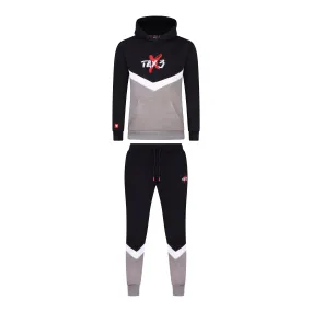 TT 2.0 TRACKSUIT - BLACK/WHITE/STEEL GREY