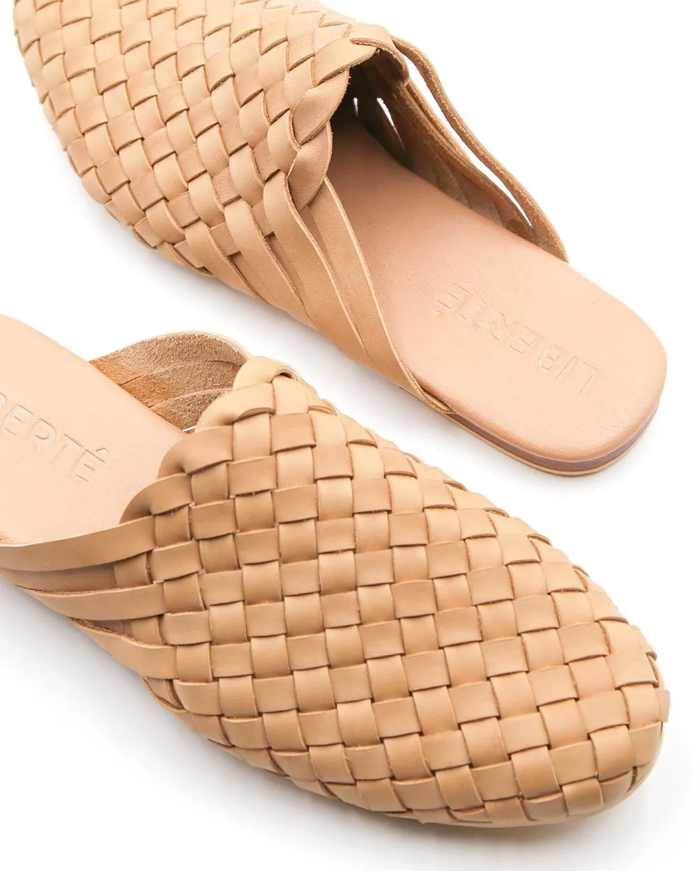 Tulum Woven Mule - Cream