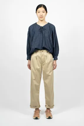 Two Tuck Chino Khaki