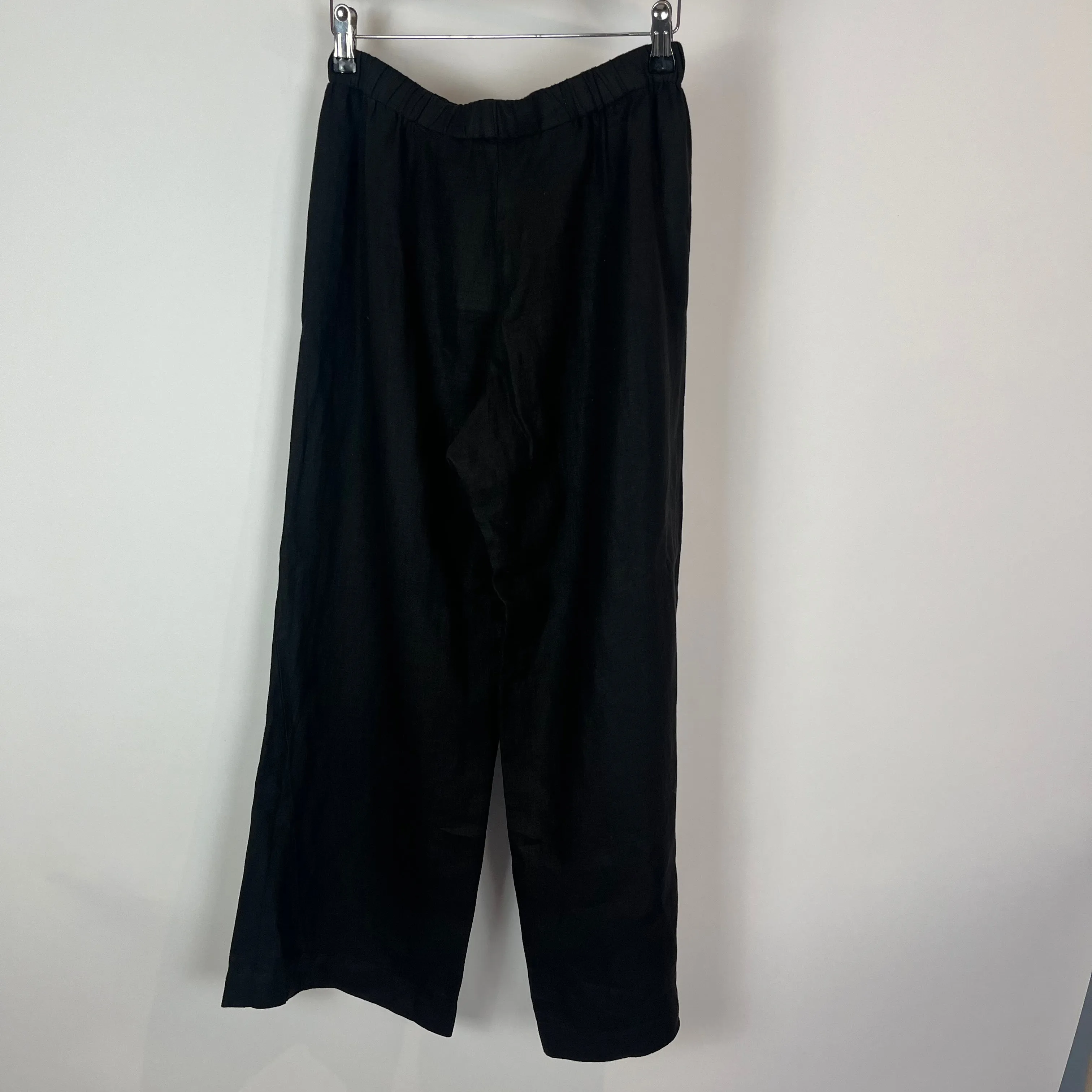 Velvet Brand New Black Linen Pull-On Pants XS