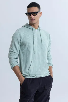 Vibrant Veins Mint Green Hoodie